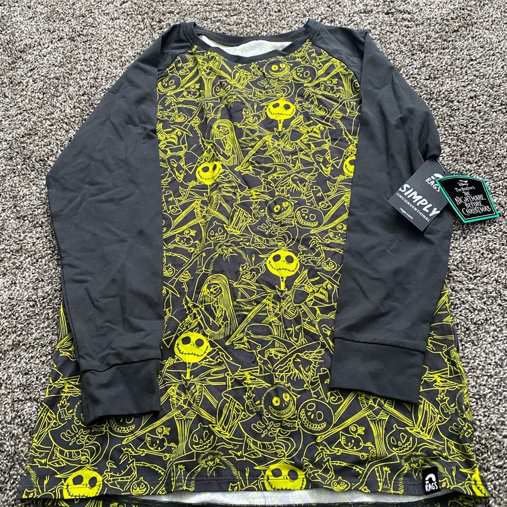 Rags to Raches Long Sleeve Tee Nightmare Before Christmas